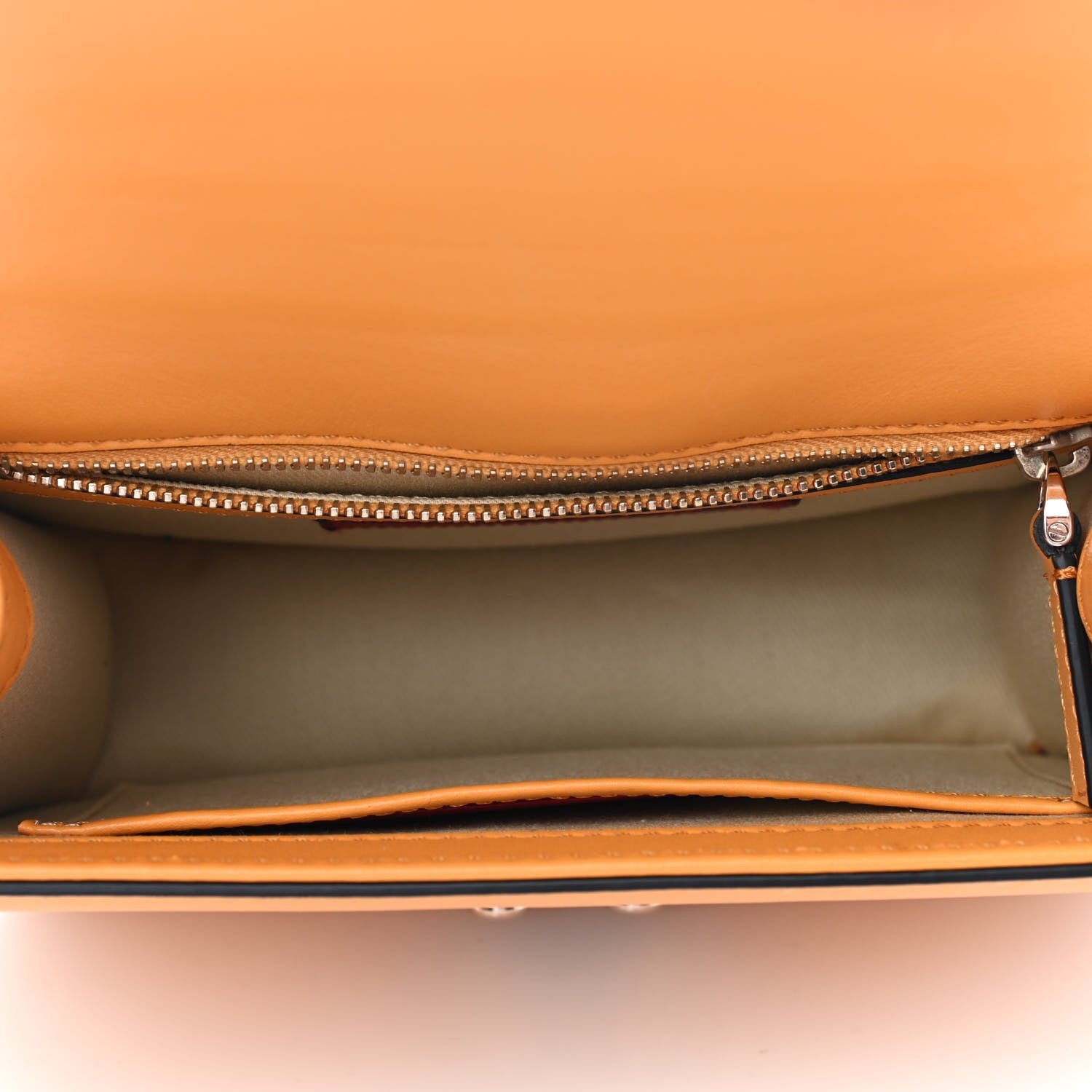 Valentino Garavani Vitello Small Glam Lock Rockstud Flap Mandarin Sorbet 5 of 9