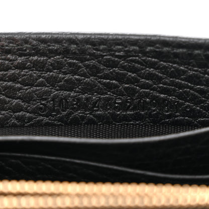 Gucci Dollar Calfskin Interlocking G Chain Wallet Black 7 of 12