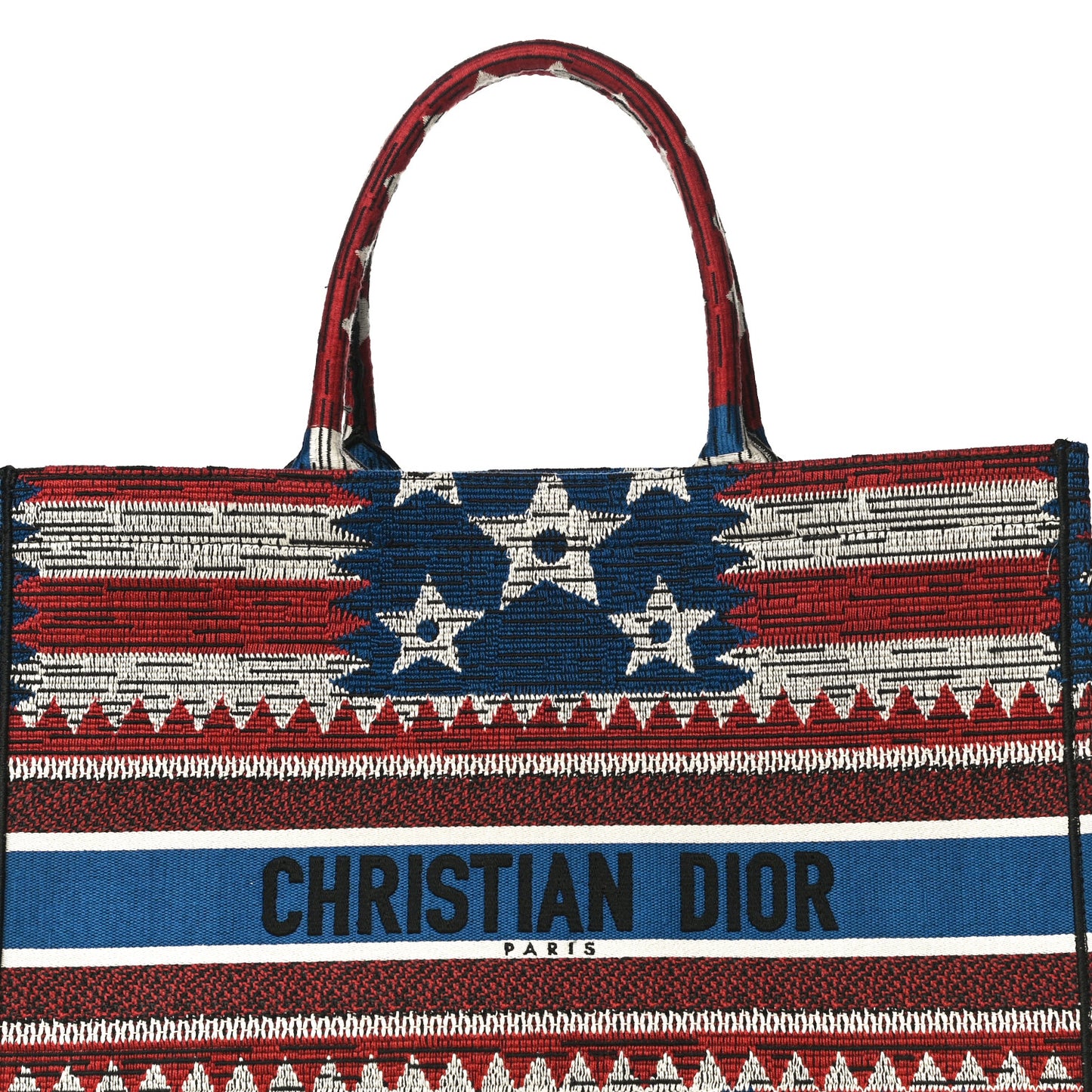 Canvas Embroidered Exclusive US Book Tote Multicolor