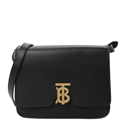 Burberry Calfskin Medium TB Bag Black 2 of 17