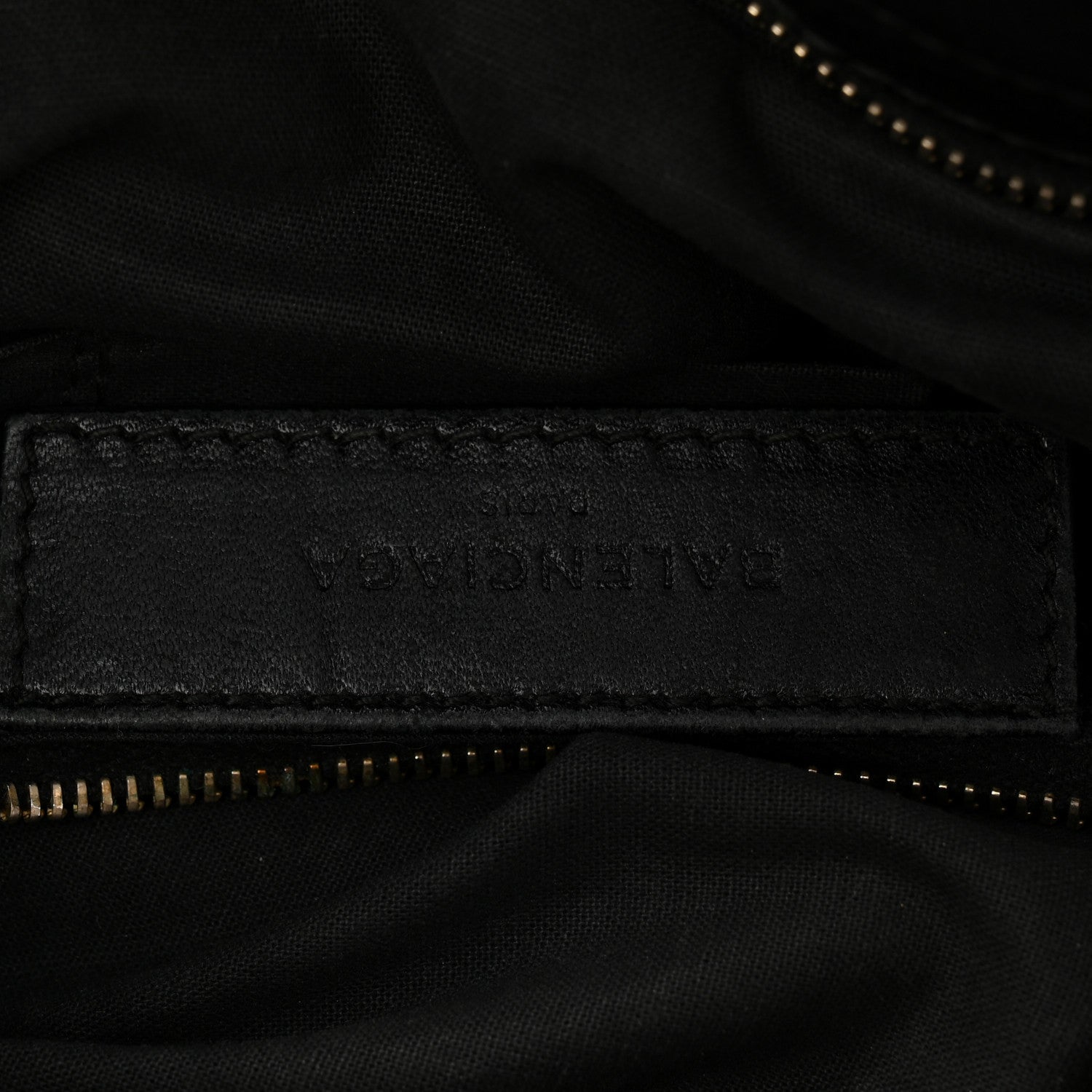 Balenciaga Chevre Gold Metallic Edge Hardware Velo Black 6 of 12