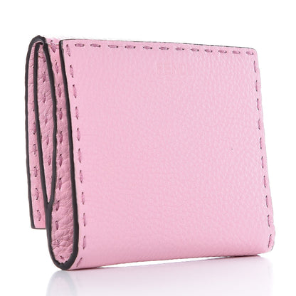 Fendi Cuoio Romano Selleria Peekaboo Compact Wallet Acquerello 3 of 8