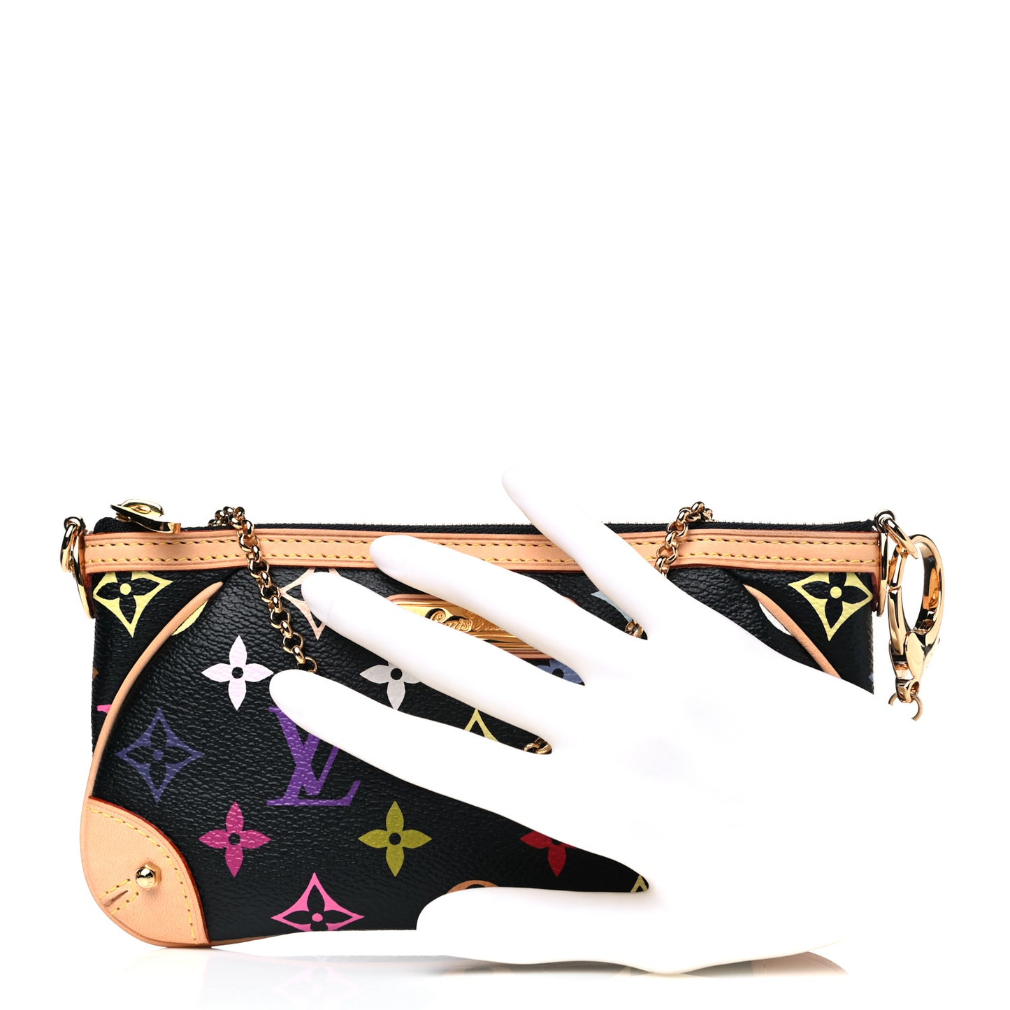 Monogram Multicolor Pochette Milla MM Black