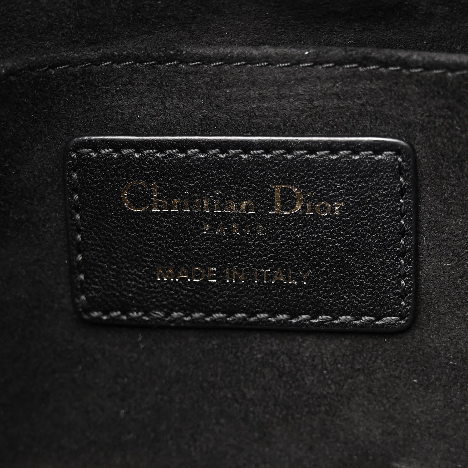 Christian Dior Lambskin Cannage Medium Dior Vibe Hobo Bag Black 6 of 12