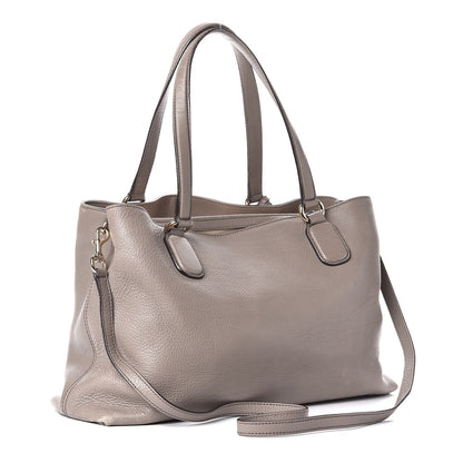 Gucci Cellarius Calfskin Medium Soho Working Tote New Fango 3 of 7