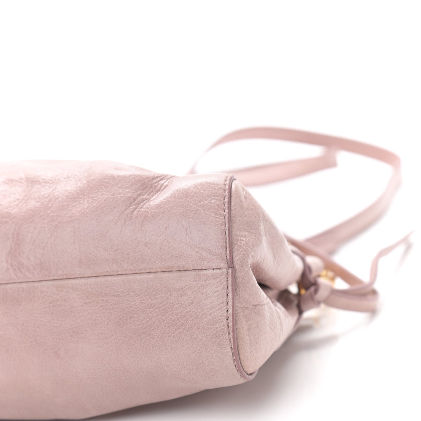 Vitello Shine Crossbody Clutch Mughetto