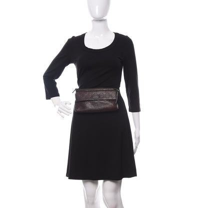 Gucci Guccissima Waist Belt Bag Dark Brown 2 of 10