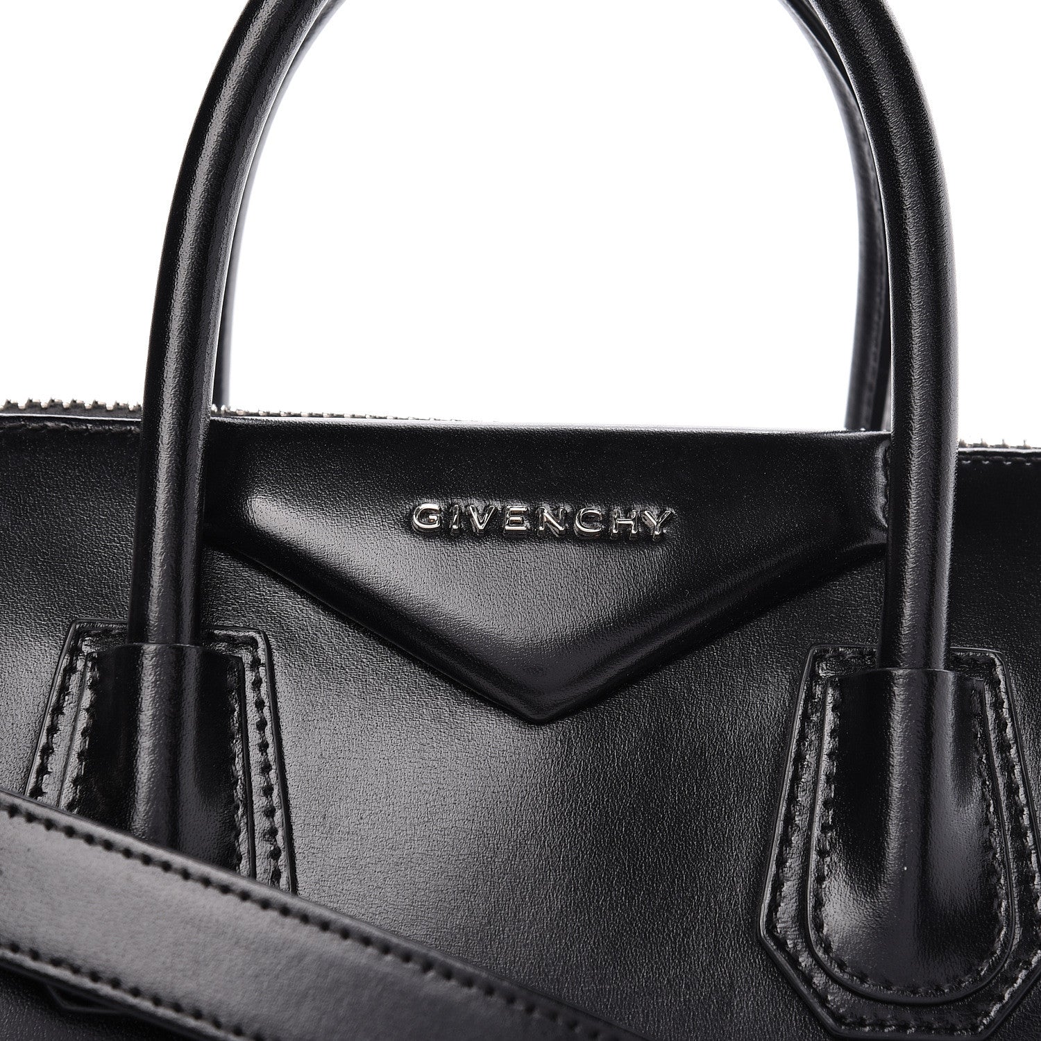 Givenchy Shiny Lord Calfskin Small Antigona Black 8 of 26