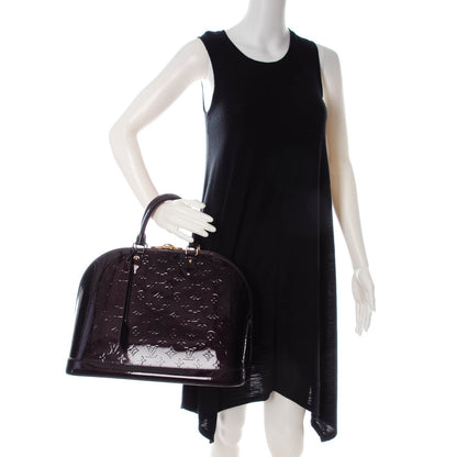 Louis Vuitton Vernis Alma MM Amarante 2 of 8