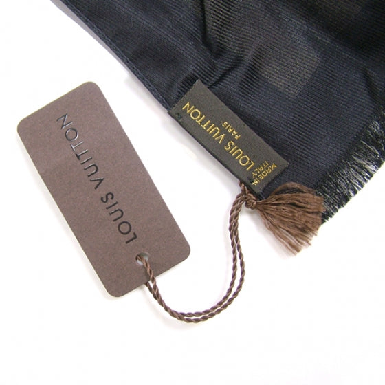 Louis Vuitton Damier Cube Silk Scarf 4 of 7