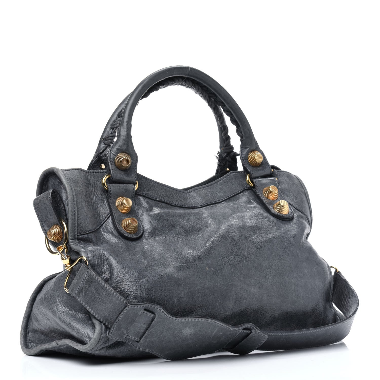 Balenciaga Agneau Giant 21 Gold Hardware City Anthracite 3 of 31