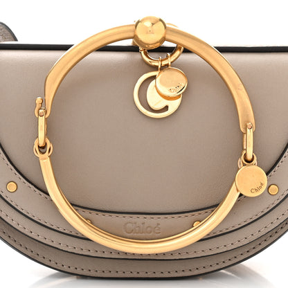 Chloe Calfskin Small Nile Bracelet Minaudiere Bag Motty Grey 8 of 10