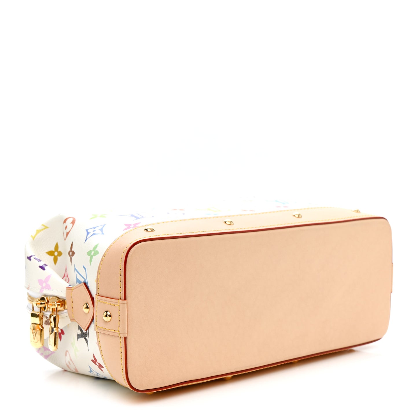 LV x TM Monogram Multicolor Cosmetic Pouch GM White