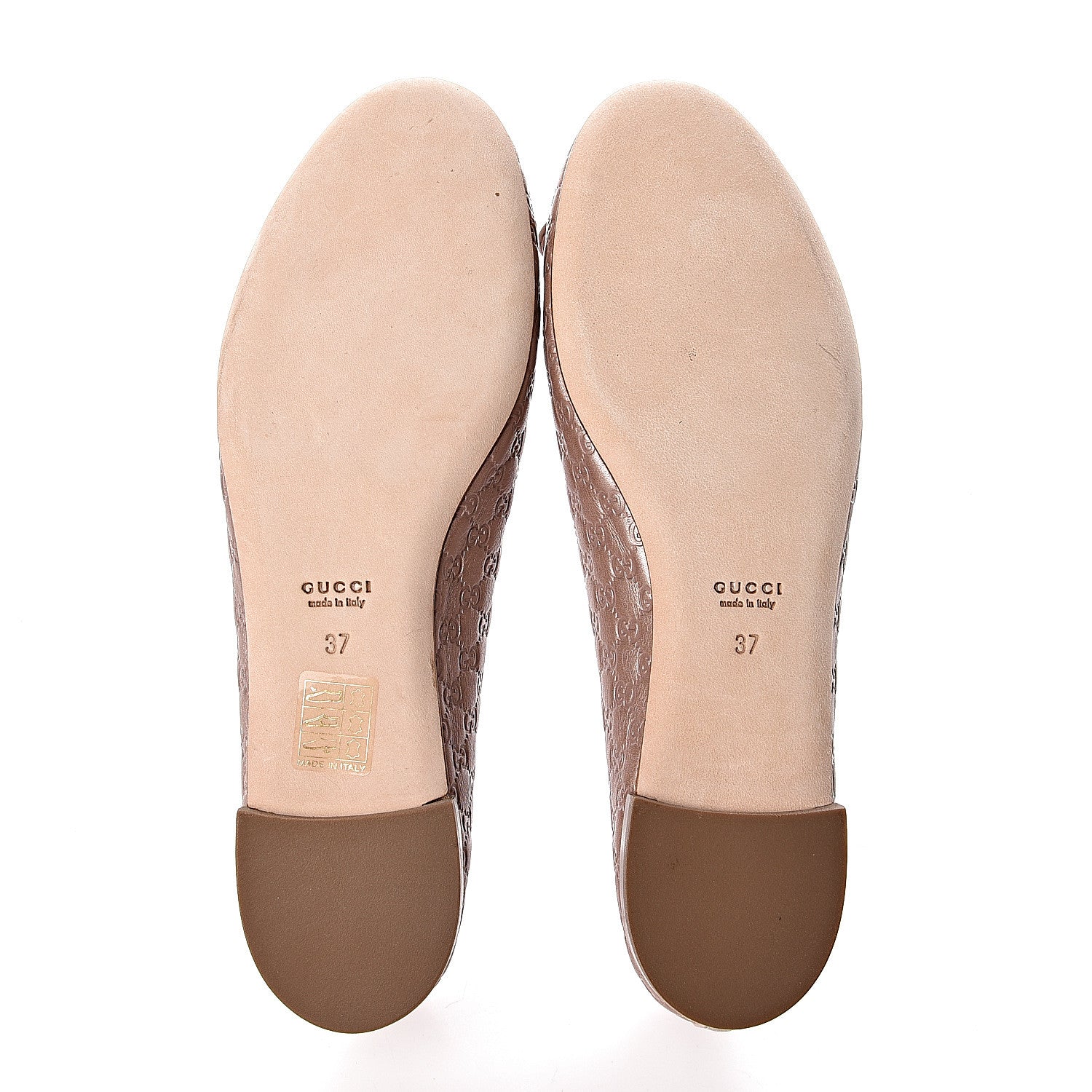 Gucci Microguccissima Flats 37 Dark Cipria 10 of 11