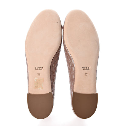 Gucci Microguccissima Flats 37 Dark Cipria 10 of 11