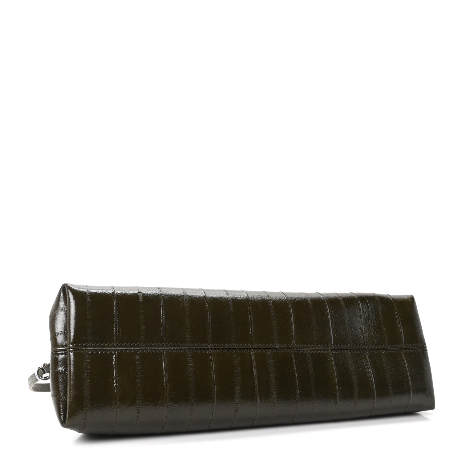 Jacquemus Eelskin La Pochette Salon Clutch Dark Khaki 4 of 10