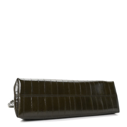 Jacquemus Eelskin La Pochette Salon Clutch Dark Khaki 4 of 10
