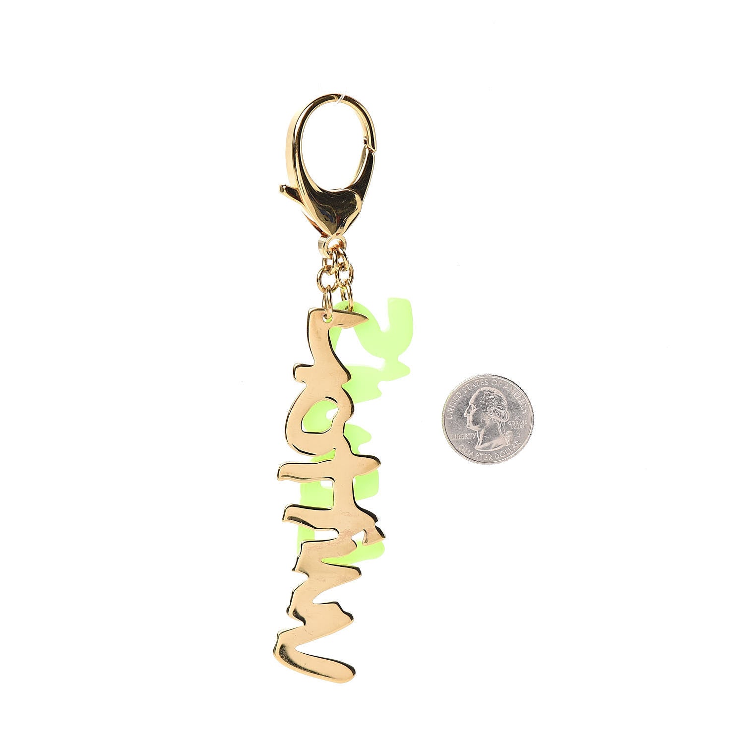 Louis Vuitton Graffiti Bag Charm Green 3 of 3