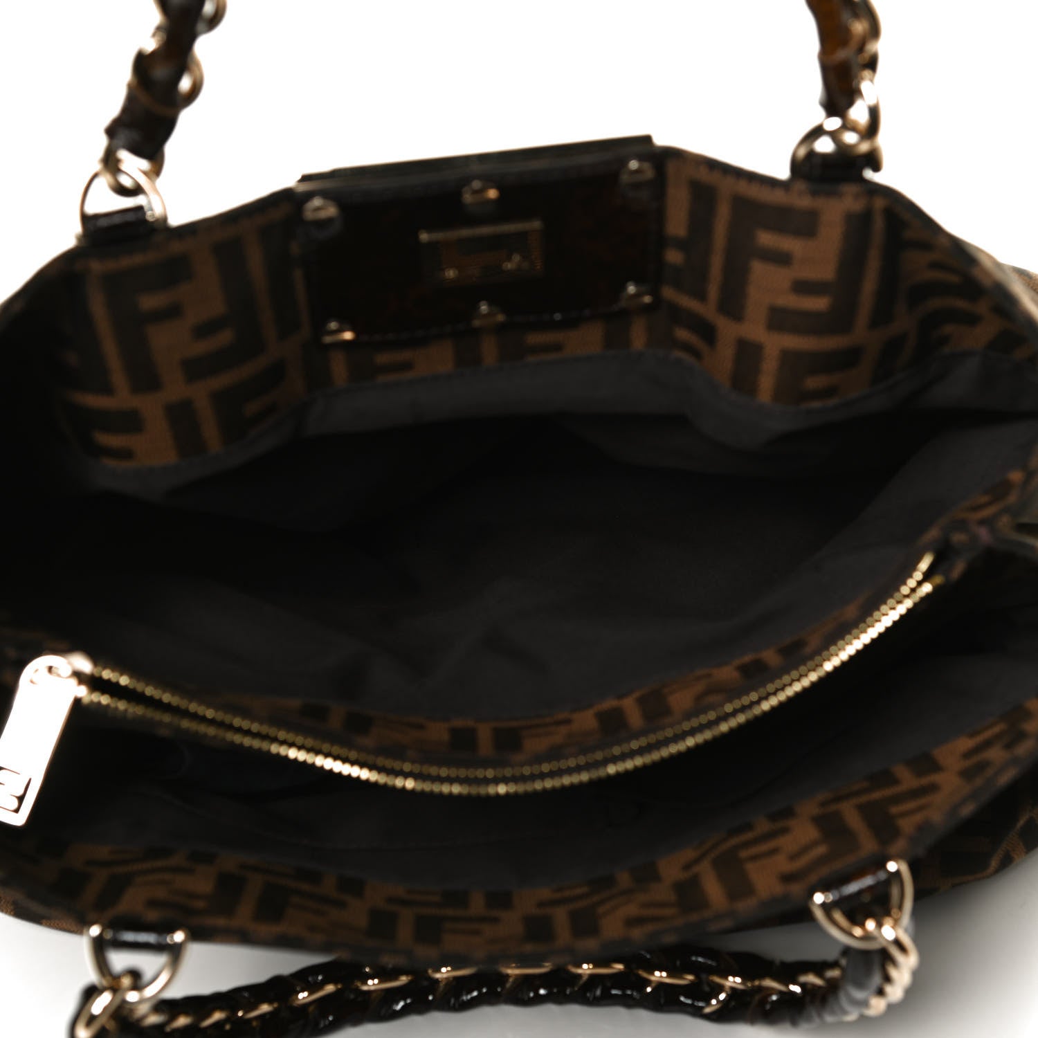 Fendi Zucca Mia Tote Tobacco 5 of 13