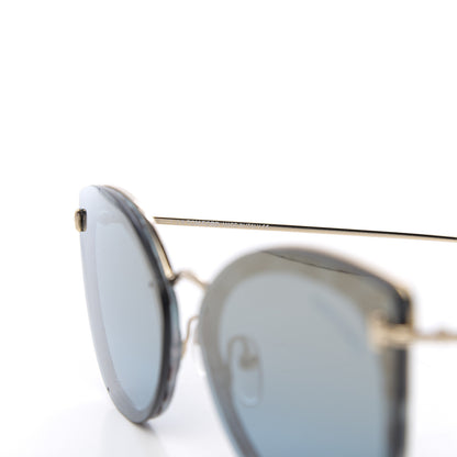 Tom Ford Charlotte Sunglasses TF657 Blue Havana 6 of 8
