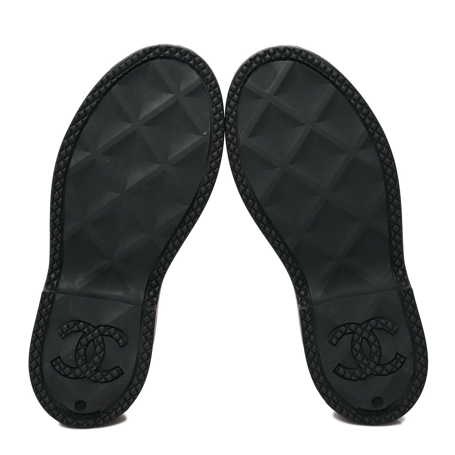 Chanel Caoutchouk CC High Boots 38 Black 5 of 7
