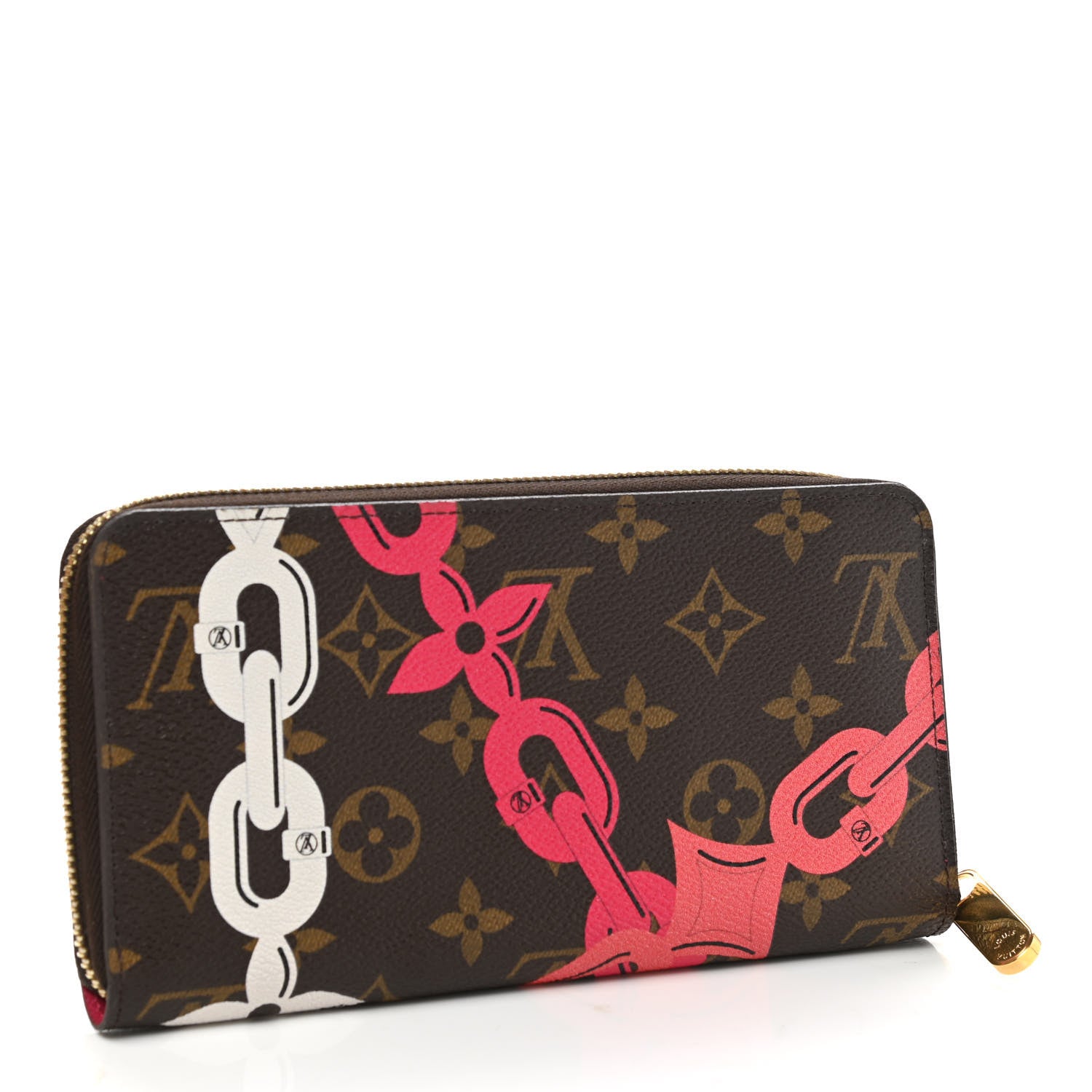 Louis Vuitton Monogram Bay Zippy Wallet Rose Ballerine Poppy 3 of 7