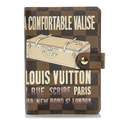 Louis Vuitton Damier Ebene Valise Small Ring Agenda Cover 1 of 6