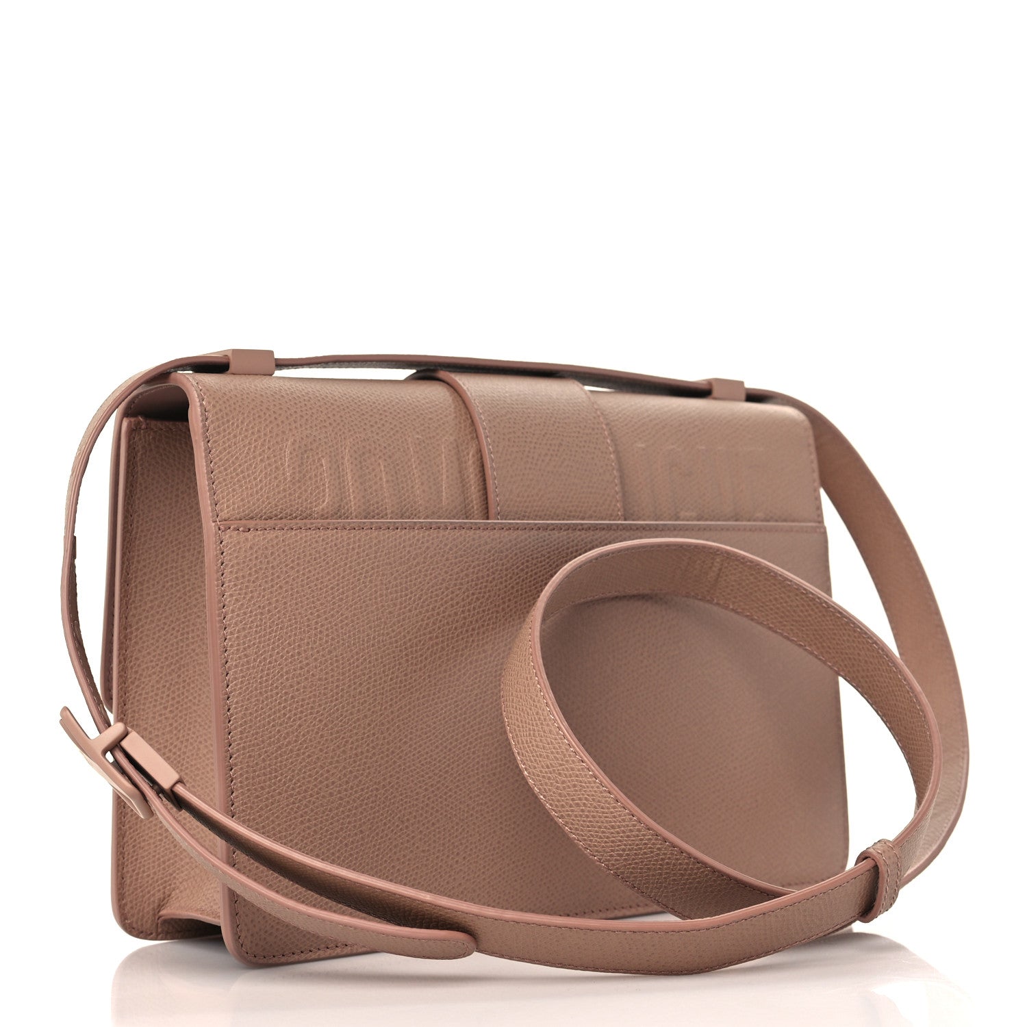 Christian Dior Ultra Matte Grained Calfskin 30 Montaigne Flap Bag Blush 3 of 9