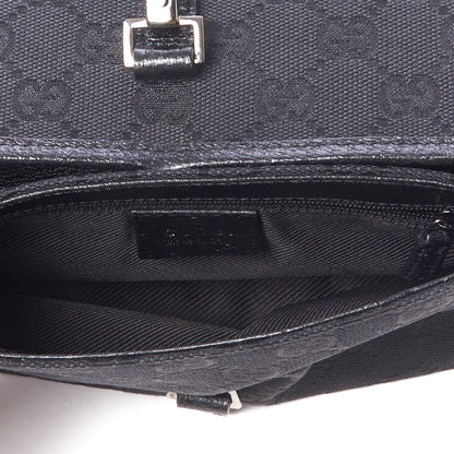 Gucci GG Monogram Web Flight Belt Bag Black 5 of 10