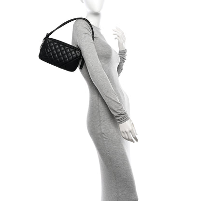 Chanel Calfskin Quilted Cambon Pochette Black 3 of 10
