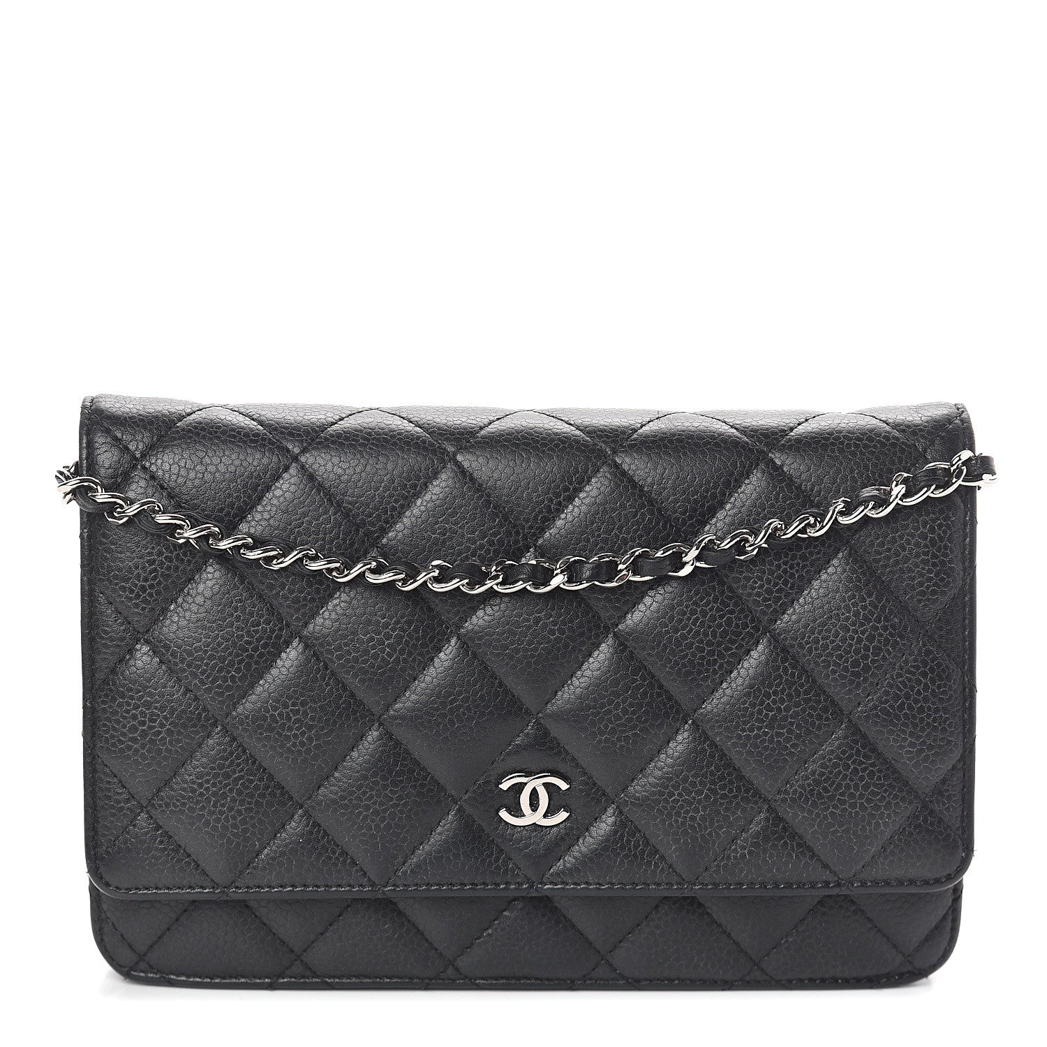 Chanel Caviar Quilted Wallet On Chain WOC Black 1 of 11