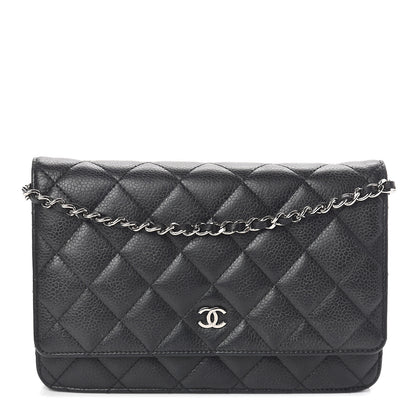 Chanel Caviar Quilted Wallet On Chain WOC Black 1 of 11