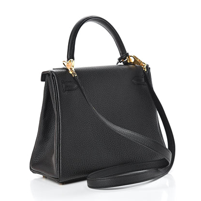 Hermes Togo Kelly Retourne 25 Black 2 of 40