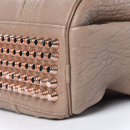 Alexander Wang Pebbled Lambskin Rocco Latte Rose Gold Hardware 10 of 12