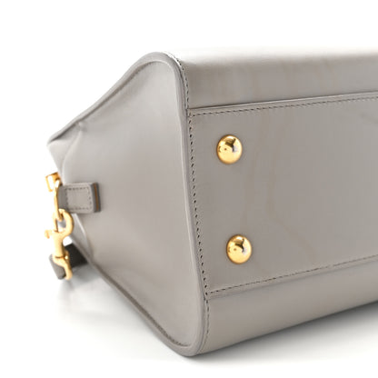 Saint Laurent Calfskin Monogram Baby Cabas Fog 9 of 11