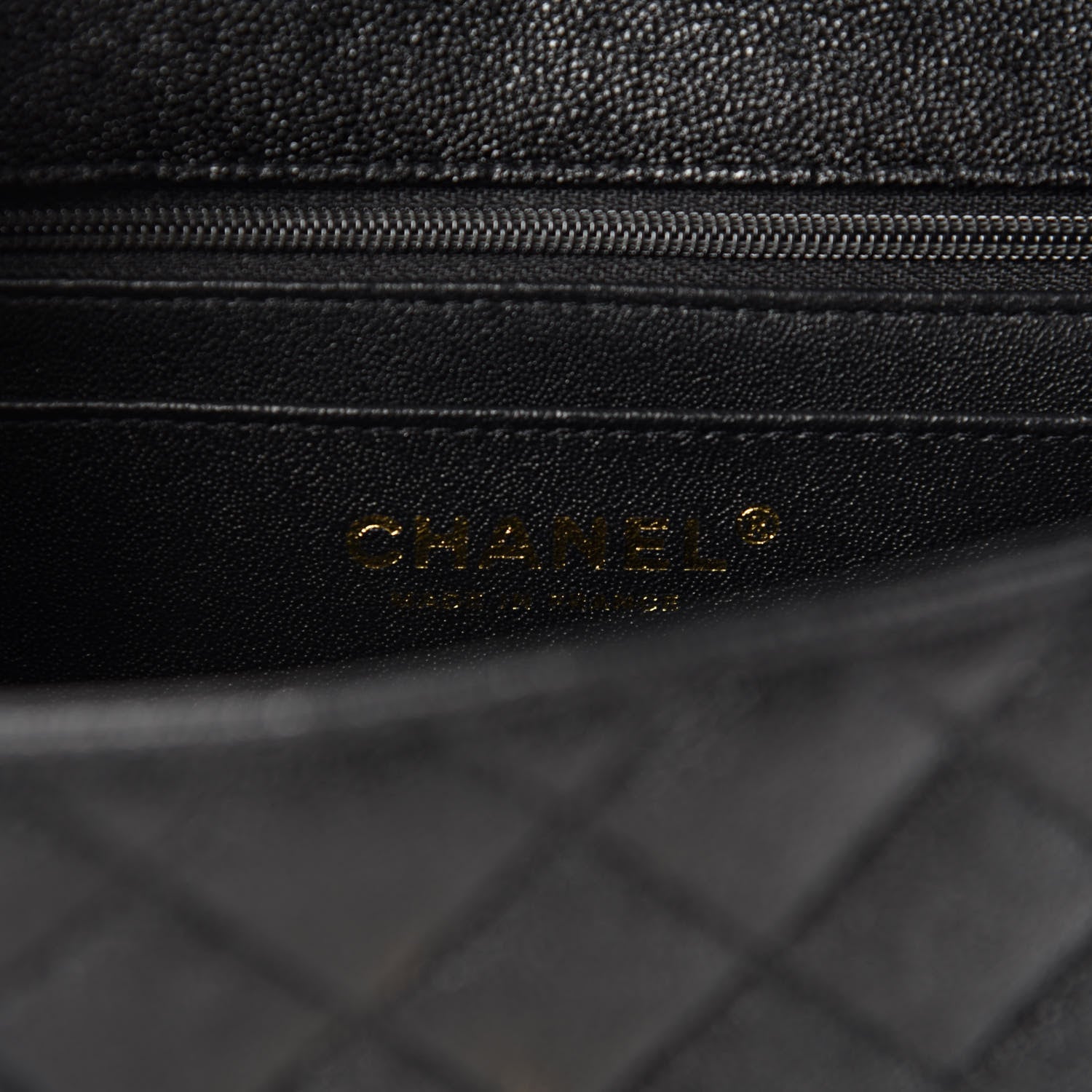 Chanel Caviar Quilted Mini Top Handle Rectangular Flap Black 8 of 11