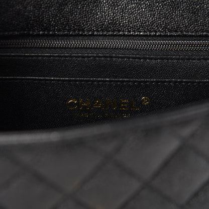 Chanel Caviar Quilted Mini Top Handle Rectangular Flap Black 8 of 11