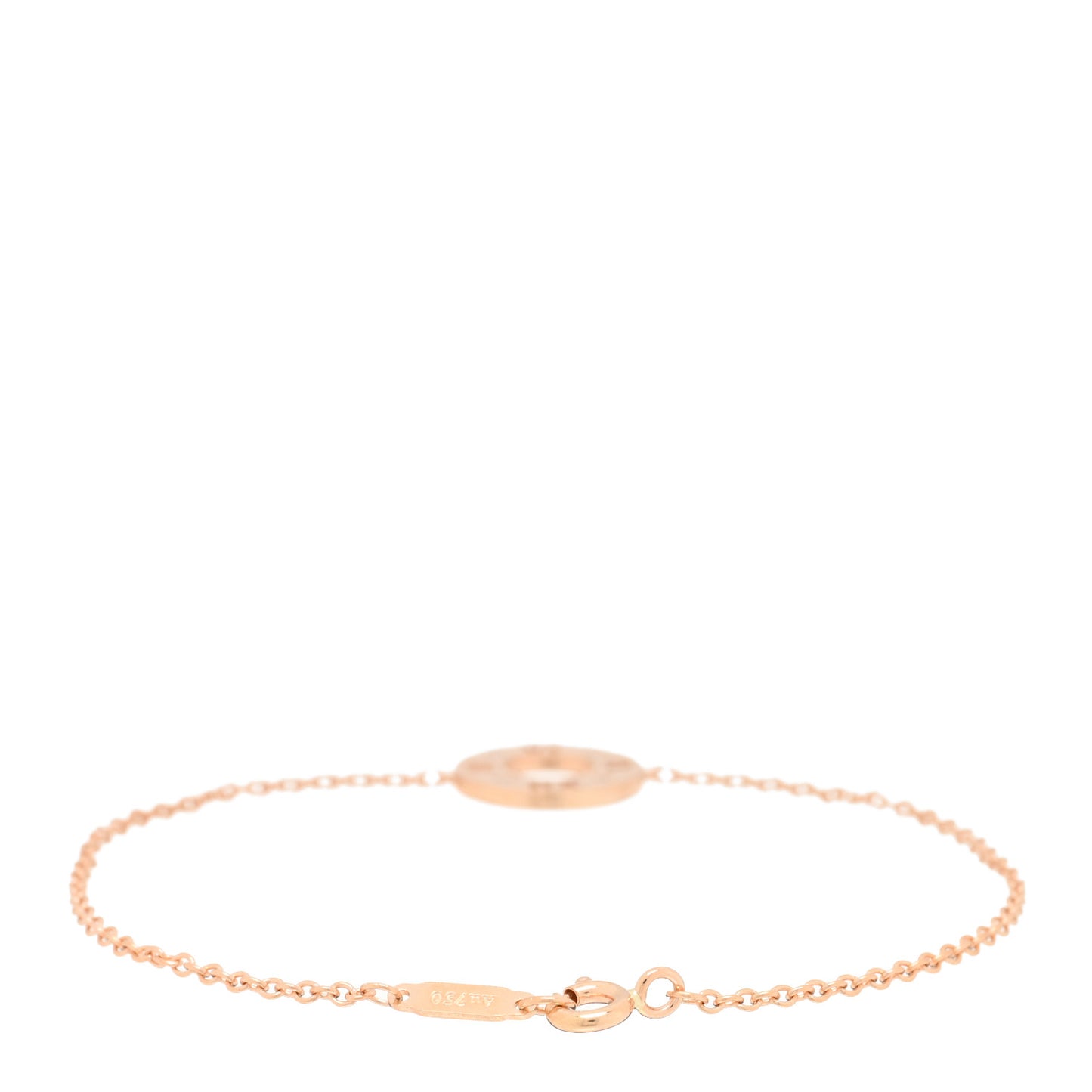 18K Rose Gold Diamond Atlas Pierced Bracelet