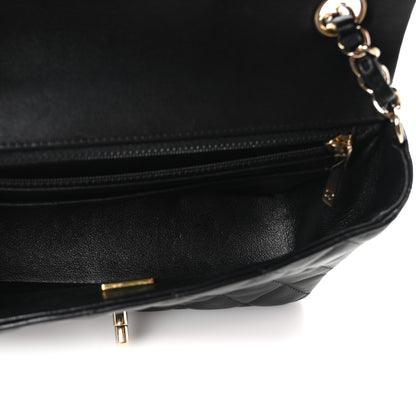 Chanel Lambskin Quilted Mini Rectangular Flap Black 5 of 10