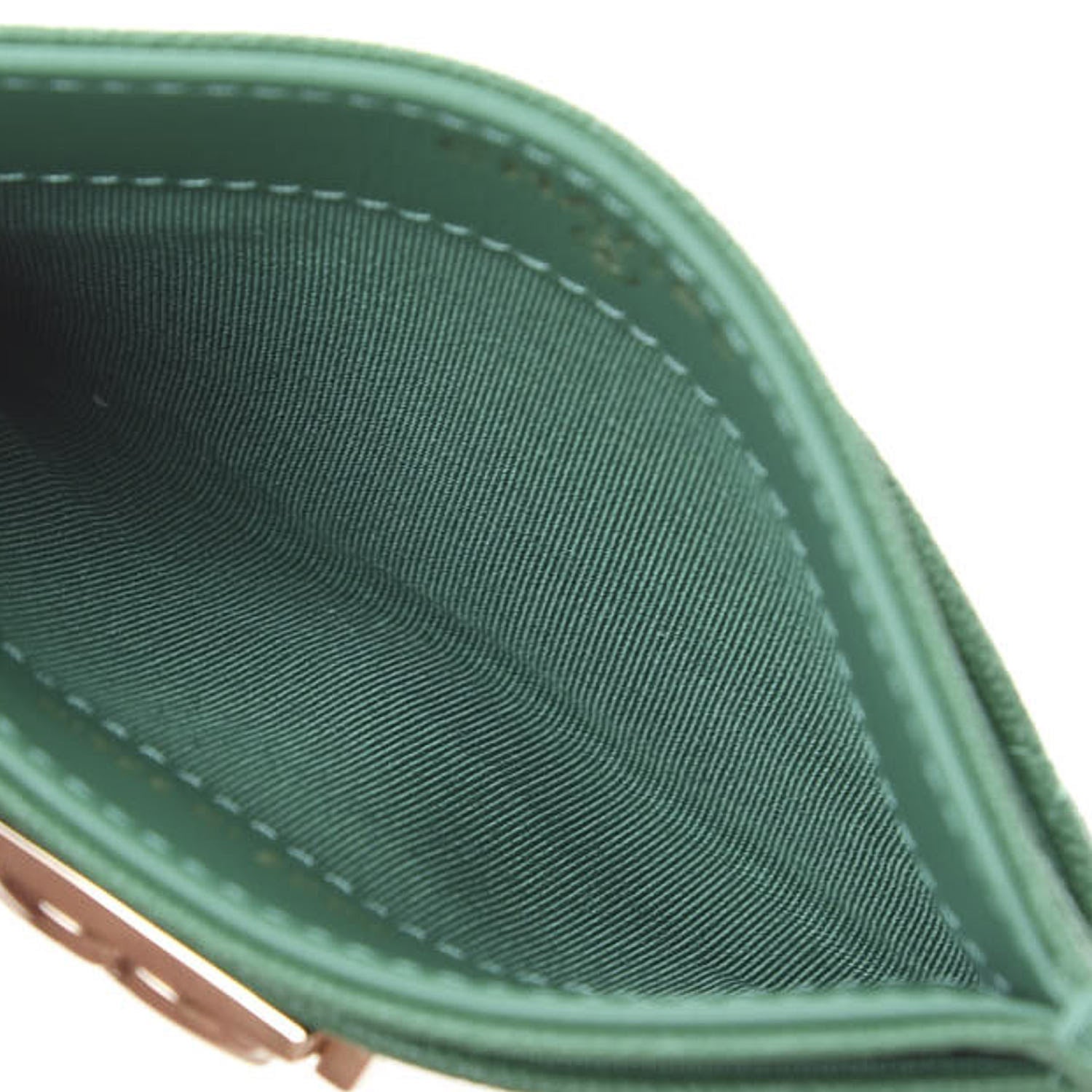 Chanel Caviar Quilted Boy Card Holder Green 6 of 11