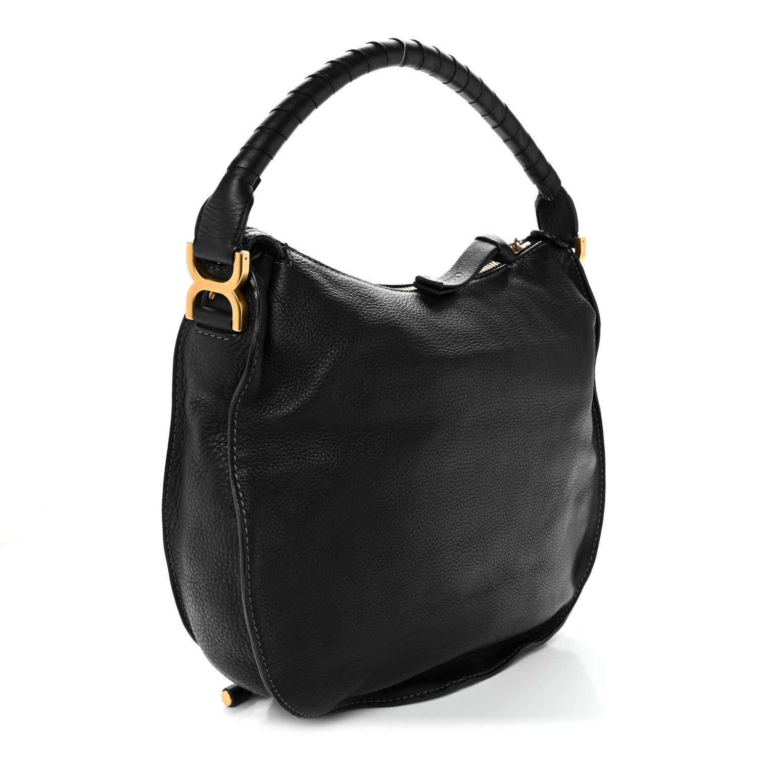 Chloe Calfskin Medium Marcie Satchel Black 2 of 10