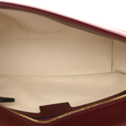 Gucci Calfskin Matelasse Medium GG Marmont Shoulder Bag Rosso Ancora Red 5 of 11
