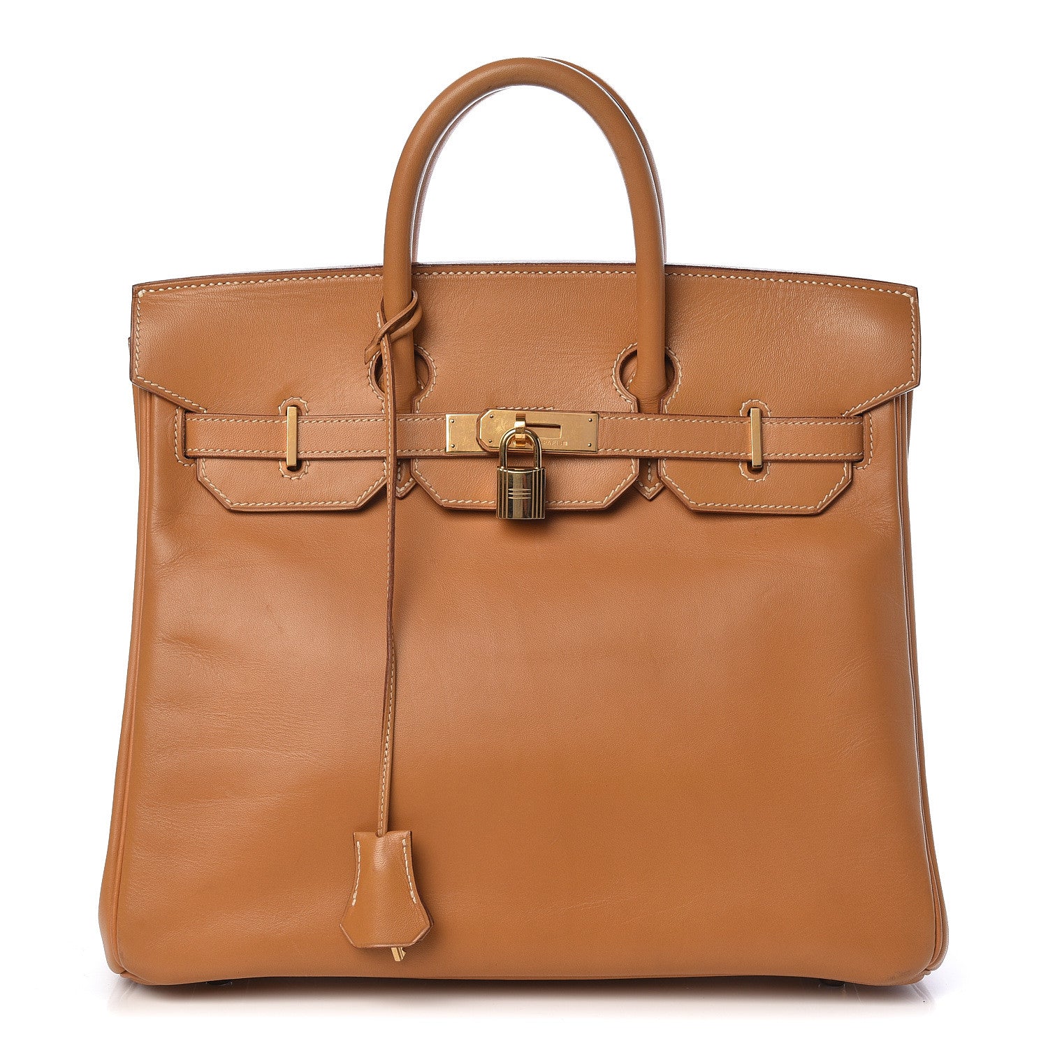 Hermes Vache Natural HAC Birkin 32 1 of 12