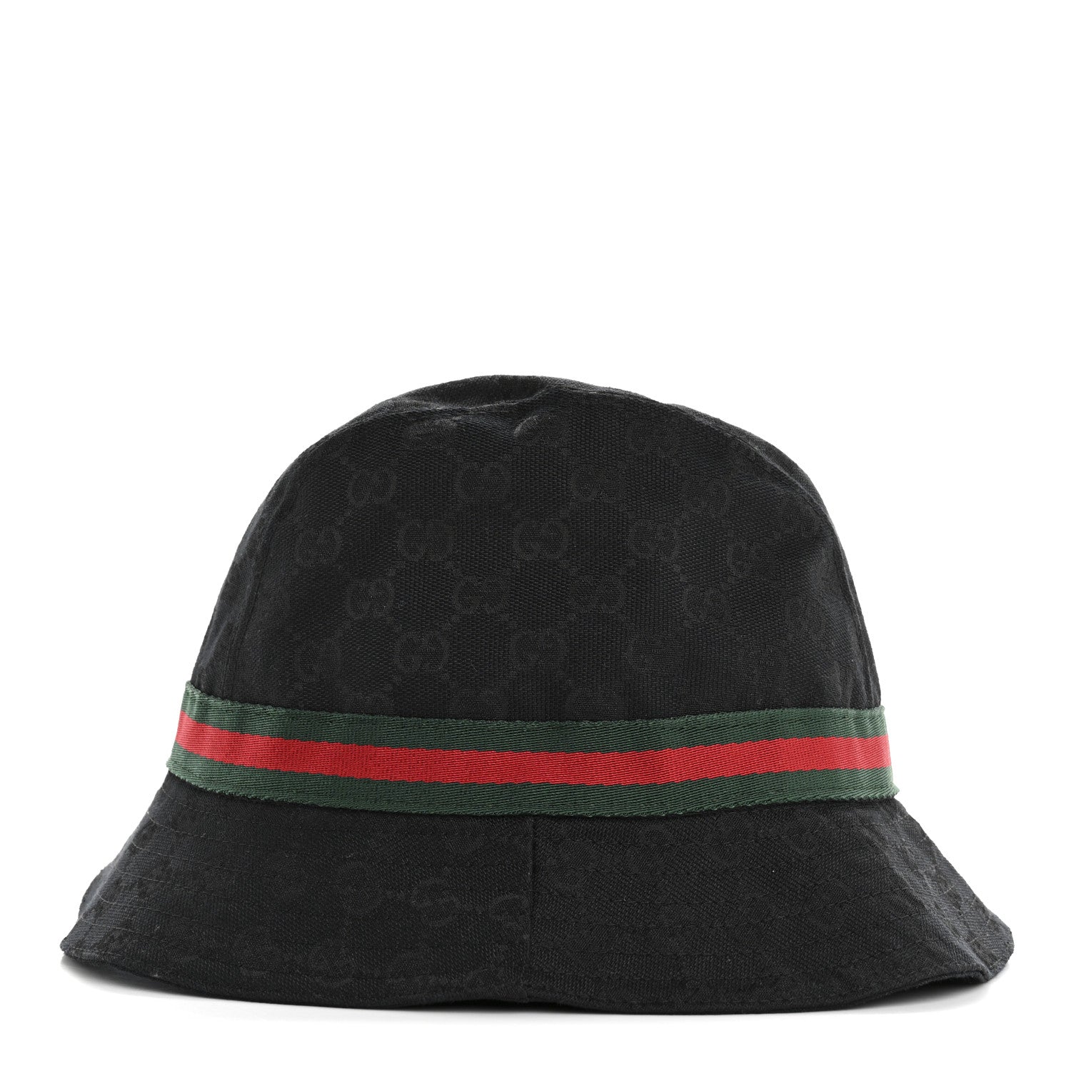 Gucci Monogram Web Bucket Hat M Black 5 of 11
