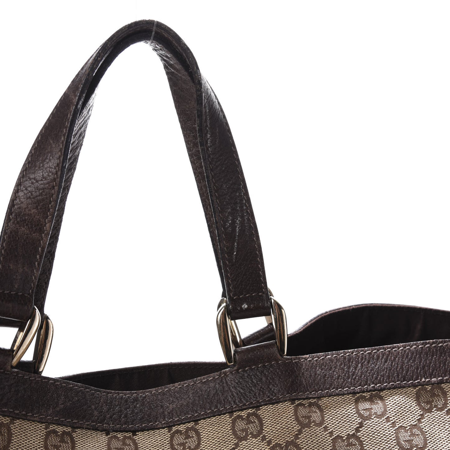 Monogram Abbey Tote Dark Brown