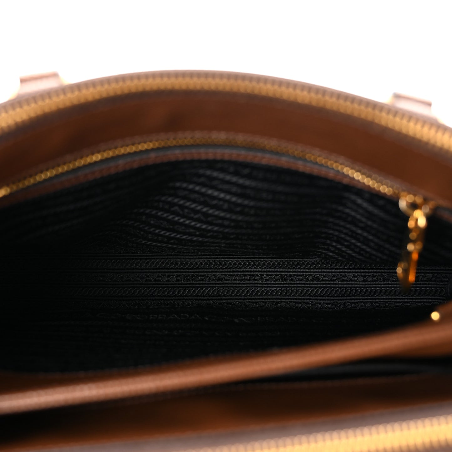 Saffiano Cuir Medium Galleria Double Zip Tote Palissandro