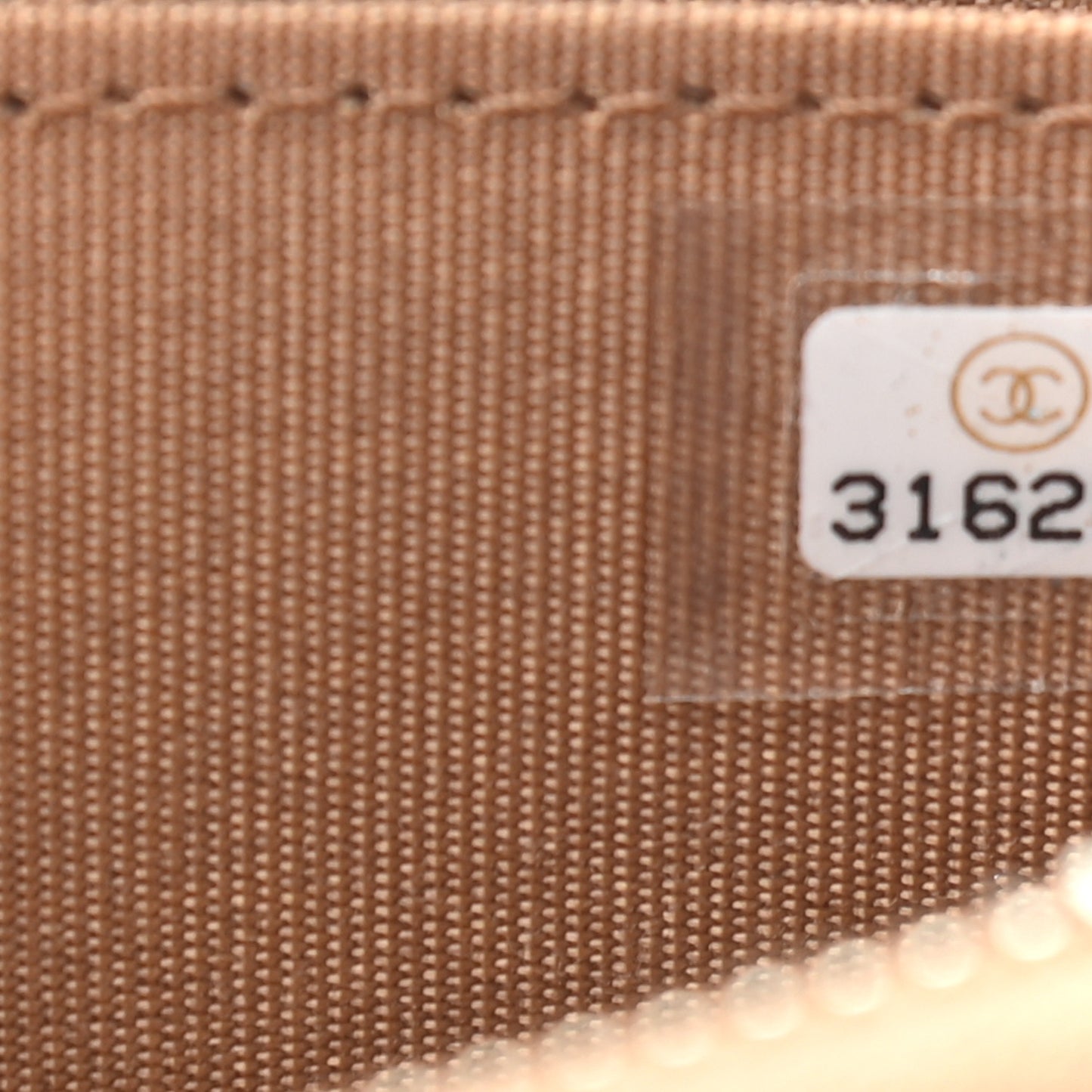 Lambskin Quilted Chanel 19 Zip Around Coin Purse Wallet Brown