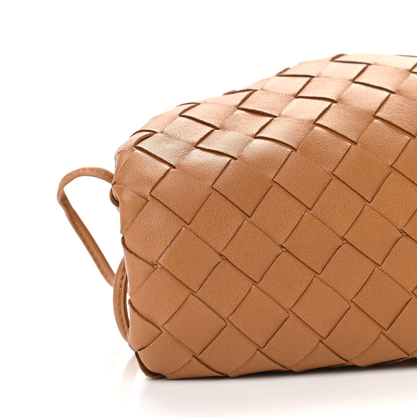 Nappa Intrecciato The Mini Pouch Carmel
