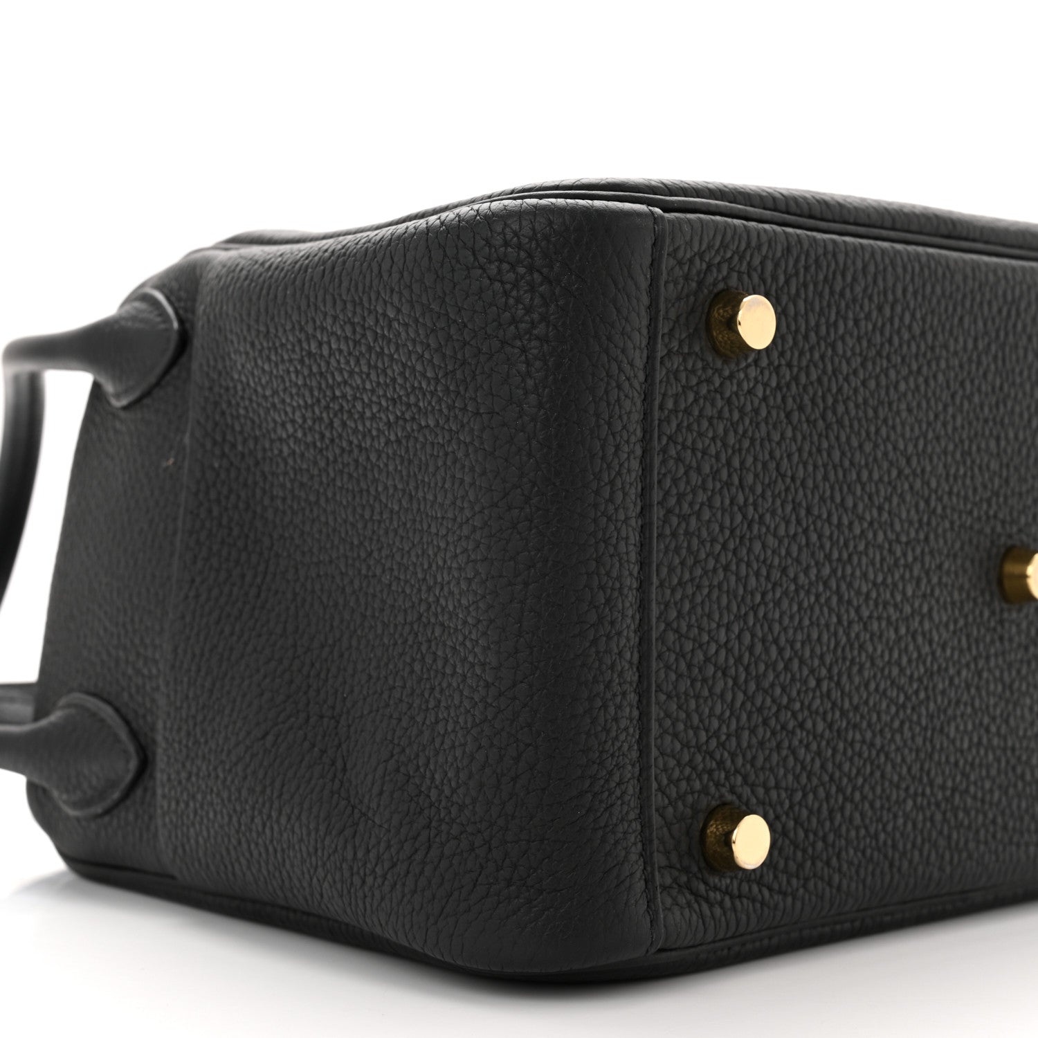 Hermes Taurillon Clemence Lindy 26 Black 9 of 10