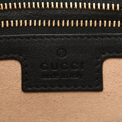 Gucci GG Supreme Monogram Medium Padlock Shoulder Bag Black 6 of 11